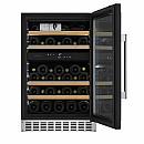 mQuvée - WineCave 50D Modern - Vinkyl 39 flaskor med 2 zoner