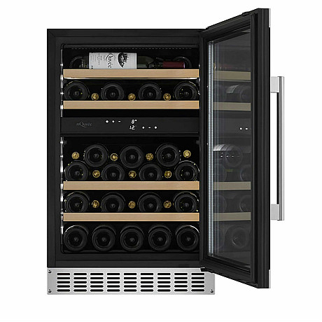 mQuvée - WineCave 50D Modern - Vinkyl 39 flaskor med 2 zoner