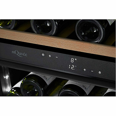 mQuvée - WineCave 50D Modern - Vinkyl 39 flaskor med 2 zoner