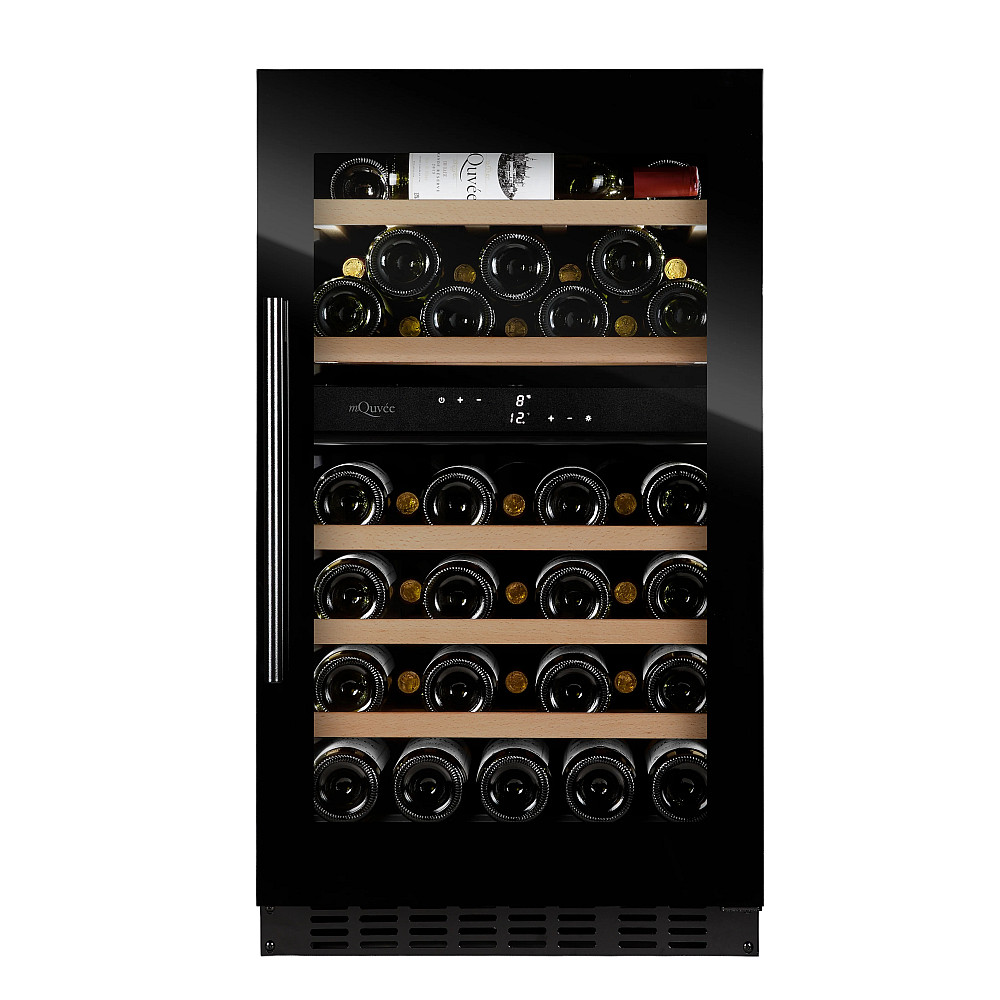 mQuvée - WCD50FGB-800 - Inbyggd WineCave 800, 46 flaskor, 50 cm, svart
