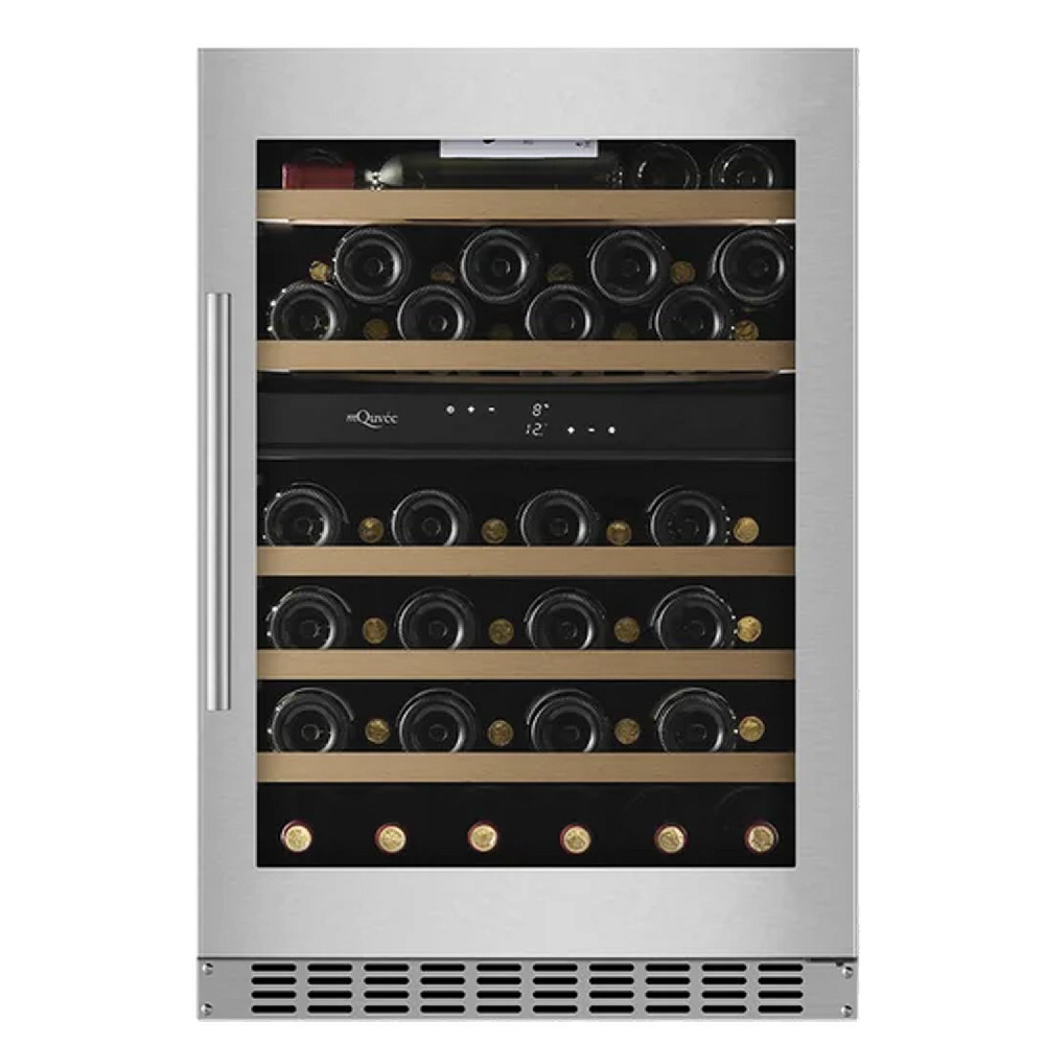 Mquvée vinkyl inbyggnad wcd60s800 - inbyggd winecave 800 60d, 59.5 cm, rostfritt stål