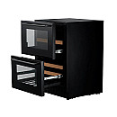 mQuvée - WineCave 60DD Fullglass - Vinkyl 44 flaskor med dubbel dörr