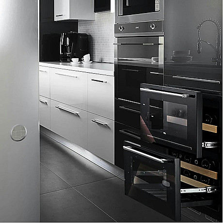 mQuvée - WineCave 60DD Fullglass - Vinkyl 44 flaskor med dubbel dörr