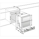 mQuvée - WineCave 60DD Fullglass - Vinkyl 44 flaskor med dubbel dörr