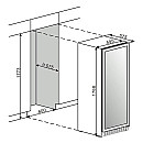 mQuvée - WineStore 177 - Vinlagringsskåp 126 flaskor, 15 hyllplan