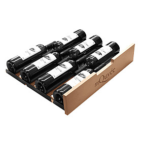 mQuvée - Label-view hylla Velvet 125 - Plats för 7 flaskor