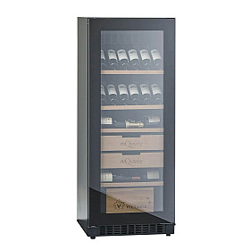 Fristående vinkyl mQuvée - Velvet 100 Glass - Vinlagringsskåp 154 flaskor