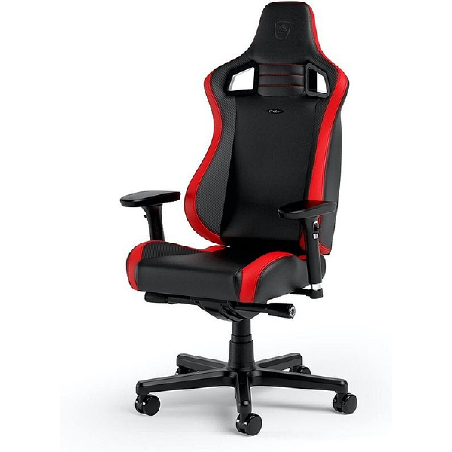 Noblechairs gamingstol epic nbl-ecc-pu-red compact svart/carbon/r&ouml;d