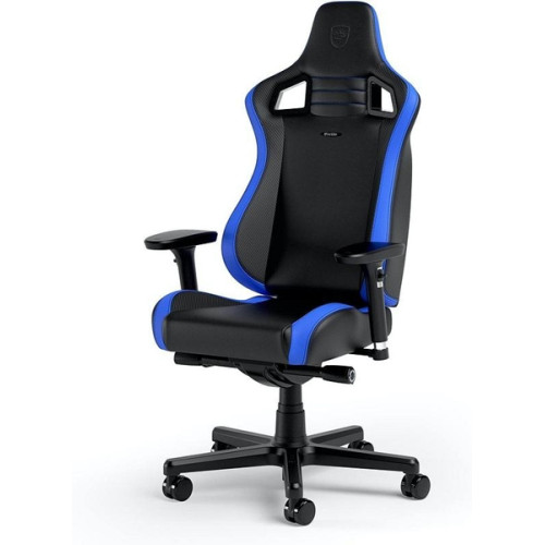Noblechairs gamingstol epic compact svart/carbon/sininen