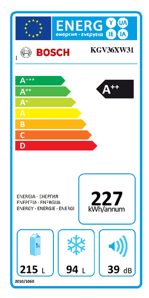 Bosch - KGV36XW31 Bosch - KGV36XW31
