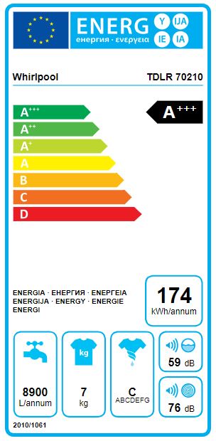 Whirlpool - TDLR 70210