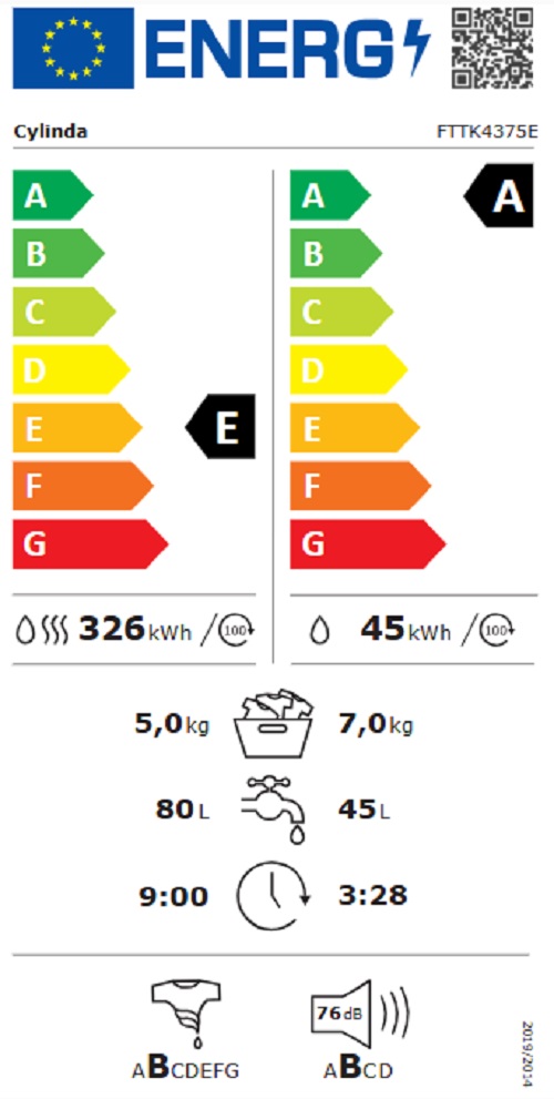 Cylinda - FTTK4375E - Kombinerad maskin med borstlös motor