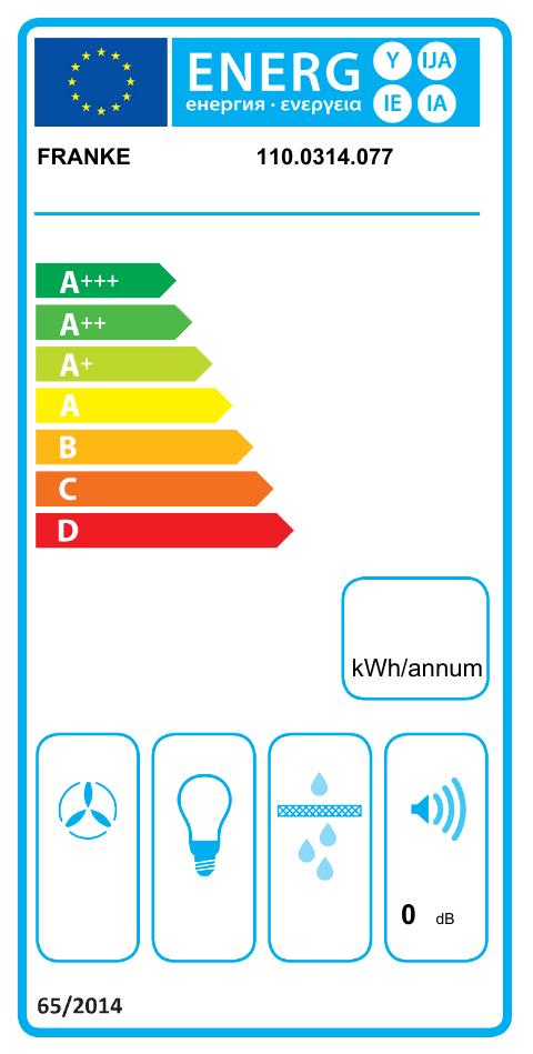 Franke - F392-10 60cm vit Lägenhet Franke - F392-10 60cm vit Lägenhet