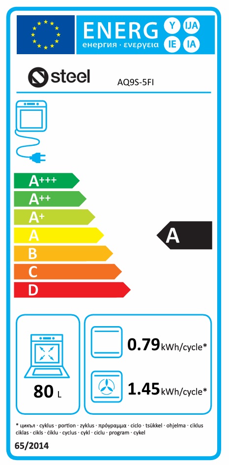Steel -  Induktionsspis Ascot Combi-steam 90 cm, Svart/Mässing
