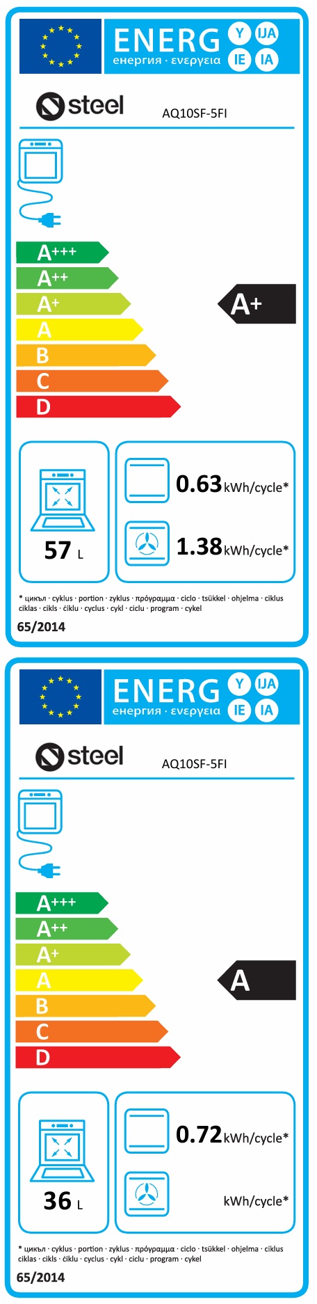 Steel -  Induktionsspis Ascot Combi-Steam 100cm med Två Ugnar, Svart/Mässing