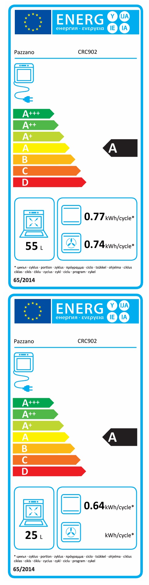 Pazzano -  Induktionsspis Cuore 90 cm (2 ugnar) (Rostfri/Borstat stål)