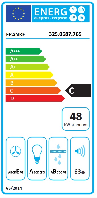 Franke - Spisfläkt Alliance T45 784-16 Rostfri