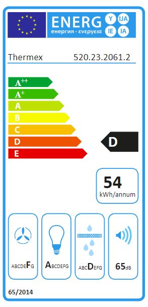 Thermex - Manchester Smart 60cm vit LED-belysning