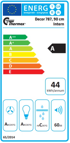 Thermex - Decor 787 frih 90cm vit m/motor Thermex - Decor 787 frih 90cm vit m/motor