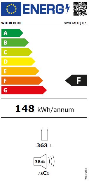 Whirlpool - SW8 AM1Q X 1 - UW8 F1C XB N 1 Whirlpool - SW8 AM1Q X 1 - UW8 F1C XB N 1