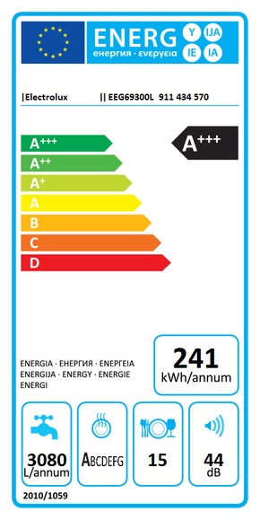 Electrolux - EEG69300L - Passar IKEA Metod Electrolux - EEG69300L - Passar IKEA Metod