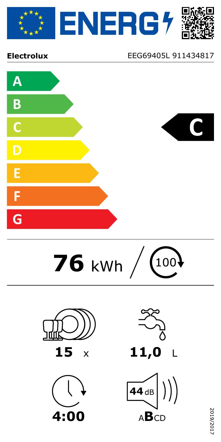 Electrolux - EEG69405L - Toppkorg och GlassCare - Passar IKEA Metod Electrolux - EEG69405L - Toppkorg och GlassCare - Passar IKEA Metod