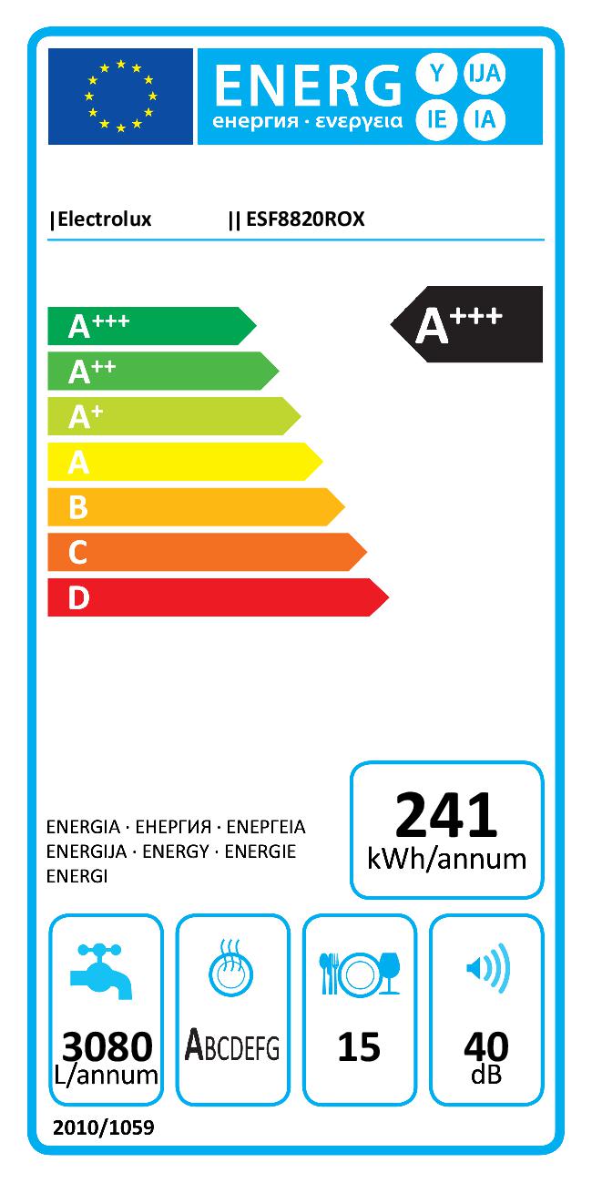Electrolux - ESF8820ROX - Passar IKEA Metod Electrolux - ESF8820ROX - Passar IKEA Metod