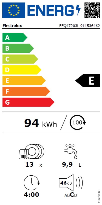 Electrolux - EEQ47203L - Passar IKEA Metod Electrolux - EEQ47203L - Passar IKEA Metod