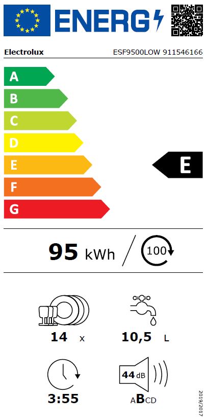 Electrolux - ESF9500LOW - Passar IKEA Metod Electrolux - ESF9500LOW - Passar IKEA Metod
