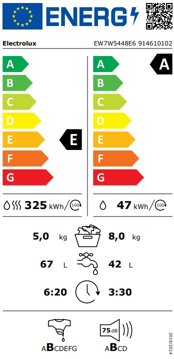 Electrolux - EW7W5448E6 - DualCare & SteamCare Electrolux - EW7W5448E6 - DualCare & SteamCare