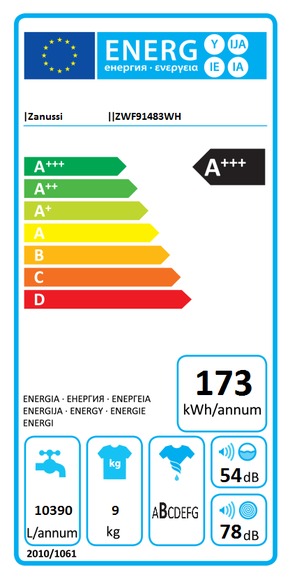 Zanussi - ZWF91483WH Zanussi - ZWF91483WH