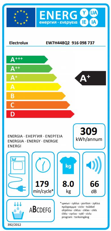 Electrolux - EW6F6248G6 - EW7H448Q2