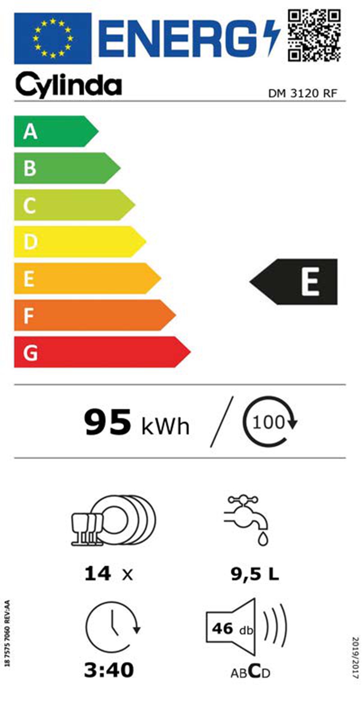 Cylinda - DM 3120 RF - Passar IKEA Metod Cylinda - DM 3120 RF - Passar IKEA Metod