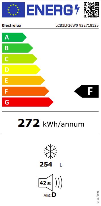 Electrolux - LCB3LF26W0 Electrolux - LCB3LF26W0