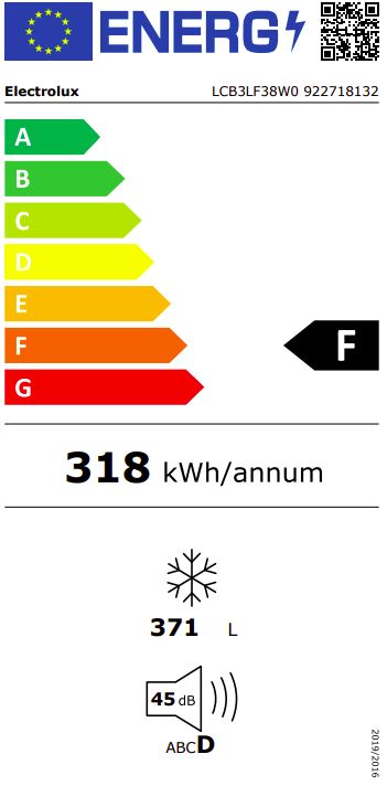 Electrolux - LCB3LF38W0 Electrolux - LCB3LF38W0