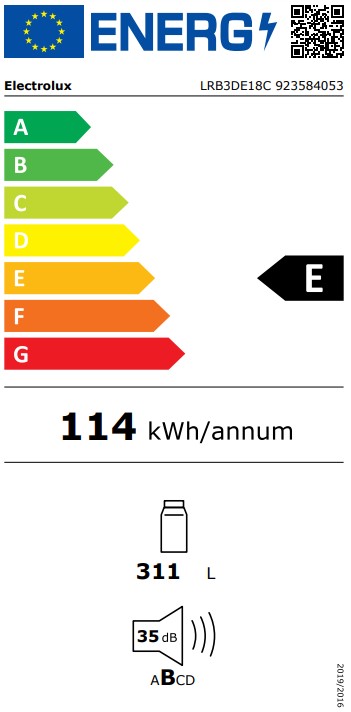 Electrolux - LRB3DE18C Electrolux - LRB3DE18C