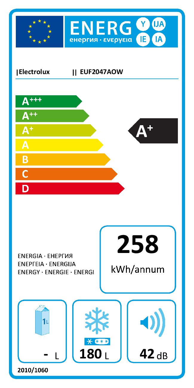 Electrolux - EUF2047AOW Electrolux - EUF2047AOW