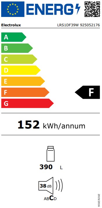 Electrolux - LRS1DF39W Electrolux - LRS1DF39W