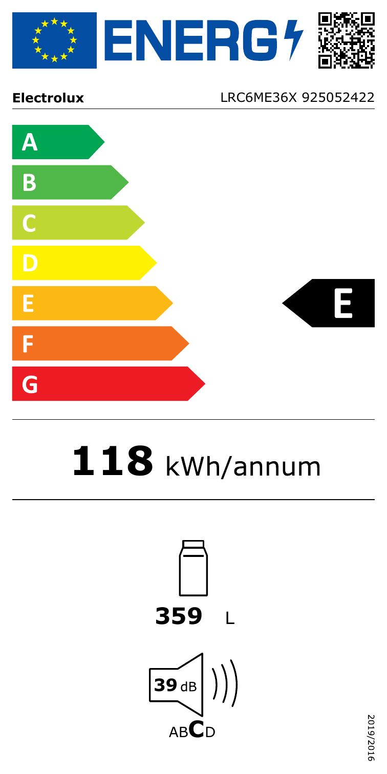 Electrolux - LRC6ME36X Electrolux - LRC6ME36X