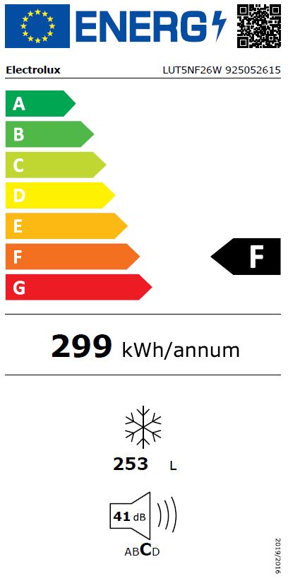 Electrolux - LUT5NF26W Electrolux - LUT5NF26W