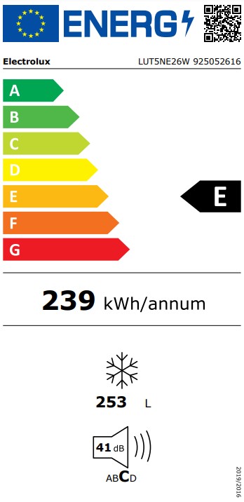 Electrolux - LUT5NE26W Electrolux - LUT5NE26W