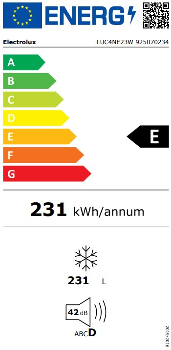 Electrolux - LRC4DF35W - LUC4NE23W Electrolux - LRC4DF35W - LUC4NE23W