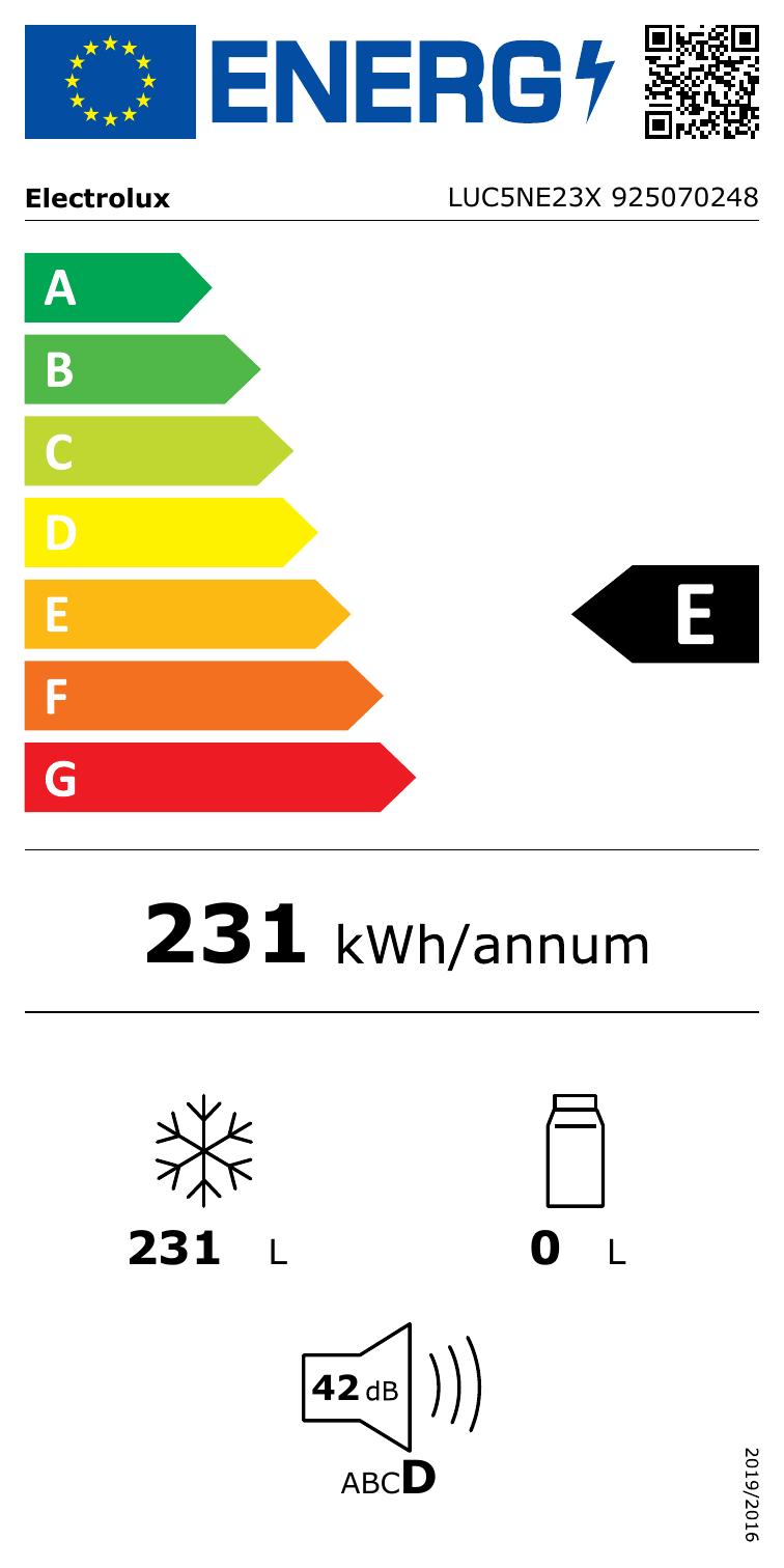 Electrolux - LRC5MF34X - LUC5NE23X - 180cm, MultiFlow, NoFrost Electrolux - LRC5MF34X - LUC5NE23X - 180cm, MultiFlow, NoFrost