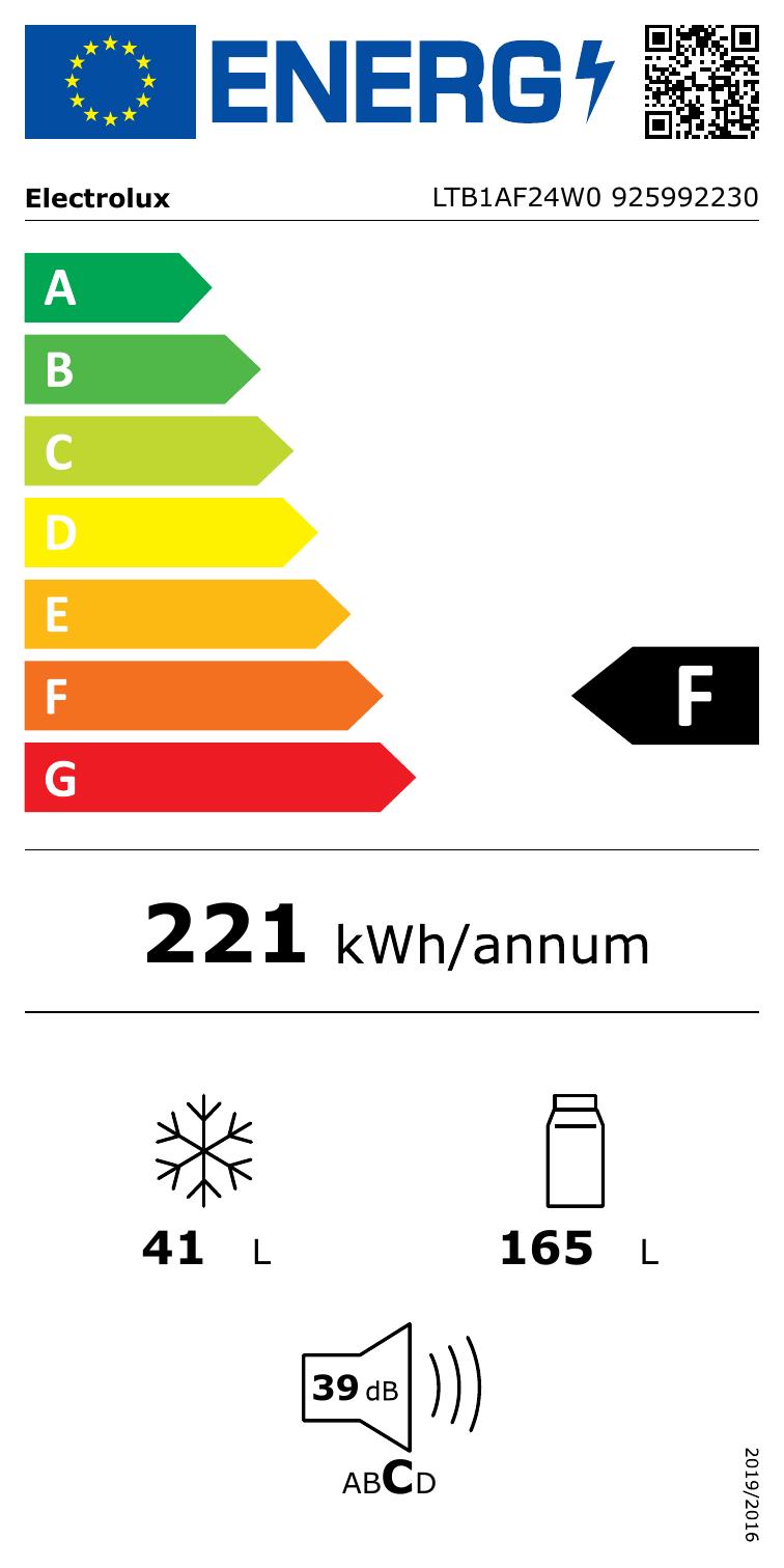 Electrolux - LTB1AF24W0 Electrolux - LTB1AF24W0