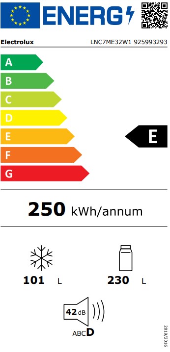 Electrolux - LNC7ME34W1 Electrolux - LNC7ME34W1