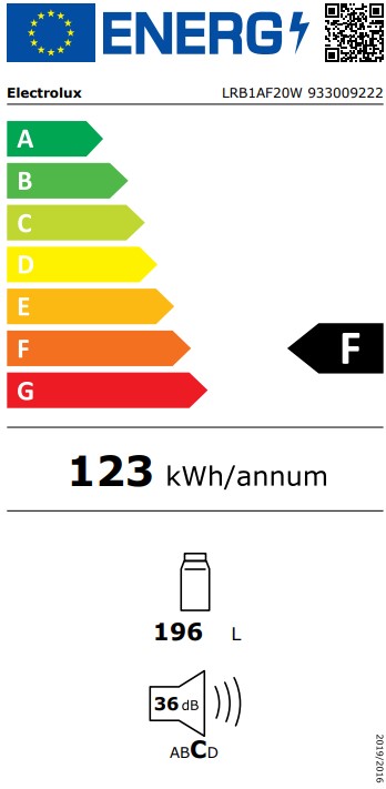 Electrolux - LRB1AF20W Electrolux - LRB1AF20W
