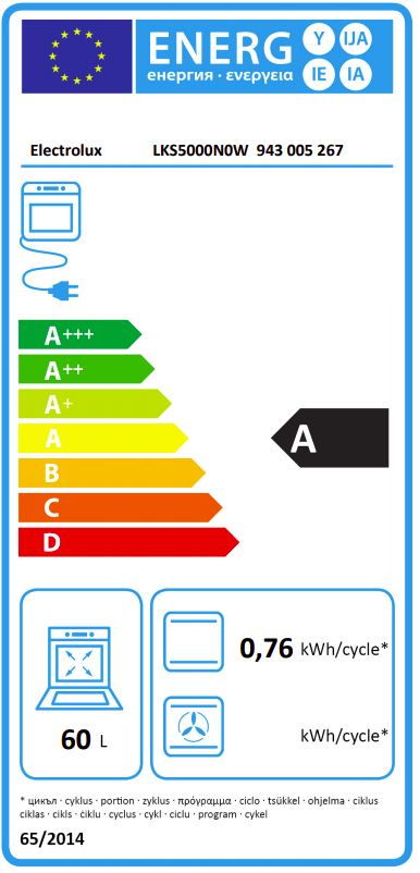 Electrolux - LKS5000N0W