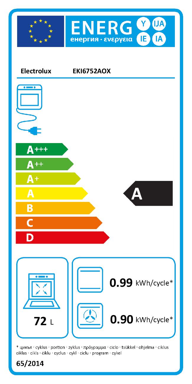 Electrolux - EKI6752AOX 230v Electrolux - EKI6752AOX 230v