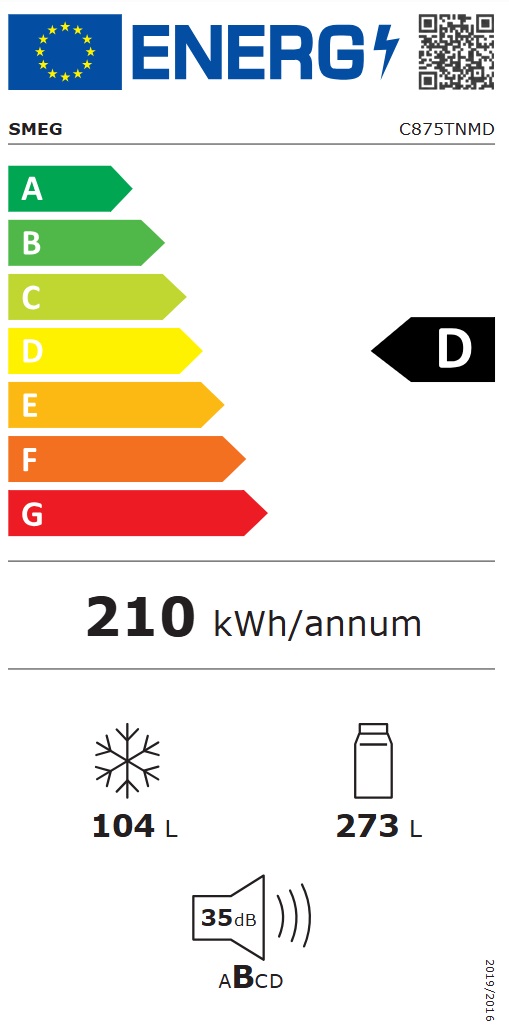 Smeg - C875TNMD - Integrerad