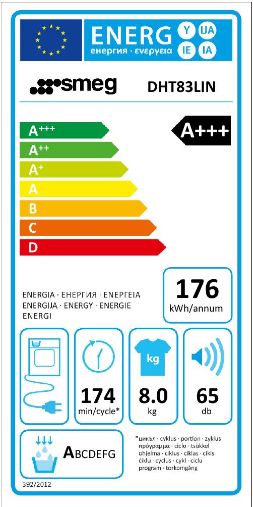 SMEG - WHT1114LSIN - DHT83LIN SMEG - WHT1114LSIN - DHT83LIN